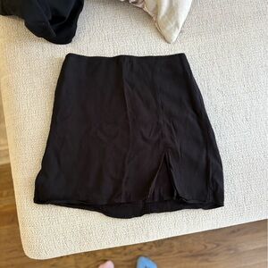 Aritzia Classic Black Mini Skirt